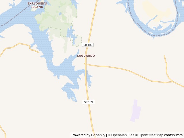 Map of Laguardo location at Lebanon, TN, United States