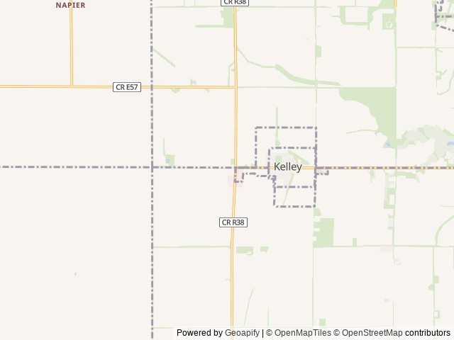 Map for Red Hawk near Kelley, IA