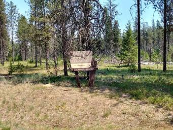 Gillette Campground Entry Sign