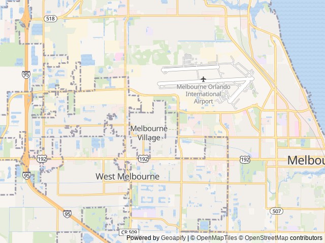 Map for Home away from home near Melbourne, FL