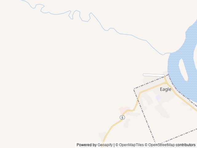 Map of Eagle Campground location at Fairbanks, AK, United States