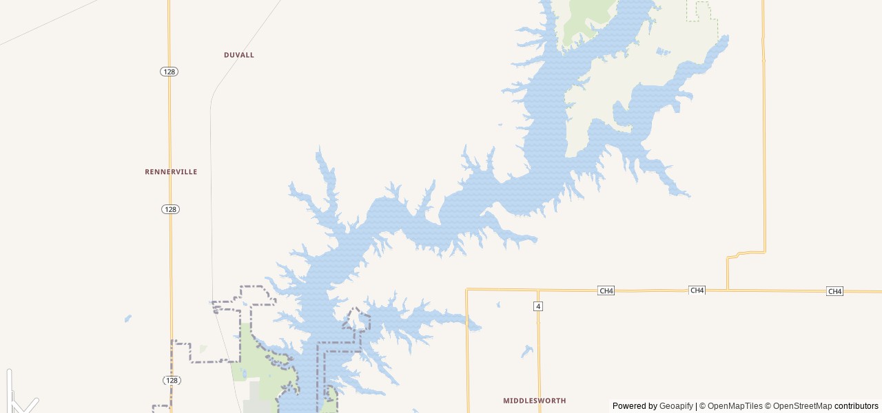 Map of Lone Point location at Shelbyville, IL, United States