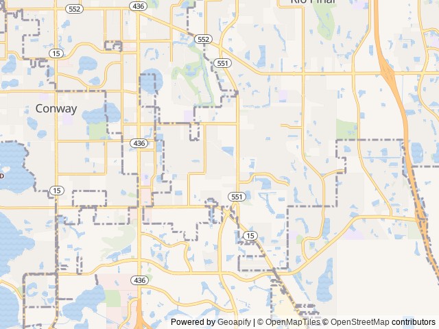 Map for 2013 Four Winds 23U near Orlando, FL