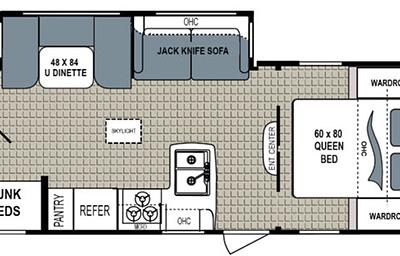 2018 Dutchmen RV Kodiak Ultra Lite 255BHSL RV rental photo 3