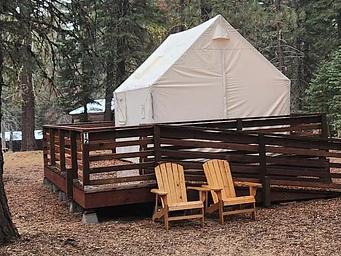 T1 and T2 Glamping tents