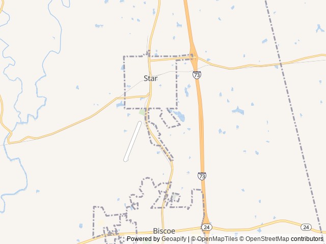 Map for 2022 Ameri-Lite Ultra Lite 248BH near Star, NC