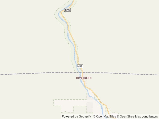 Map of Headquarters location at Kernville, CA, United States