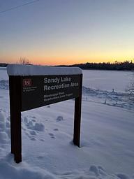 Winter Sunrise at Sandy Lake