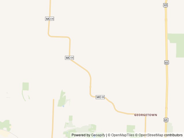 Map for 2010 Flagstaff Super Lite 27BHSS near Hughesville, MO