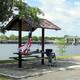 Campsite View of W.P. Franklin Lock & Dam