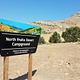 North Fruita Desert Campground sign