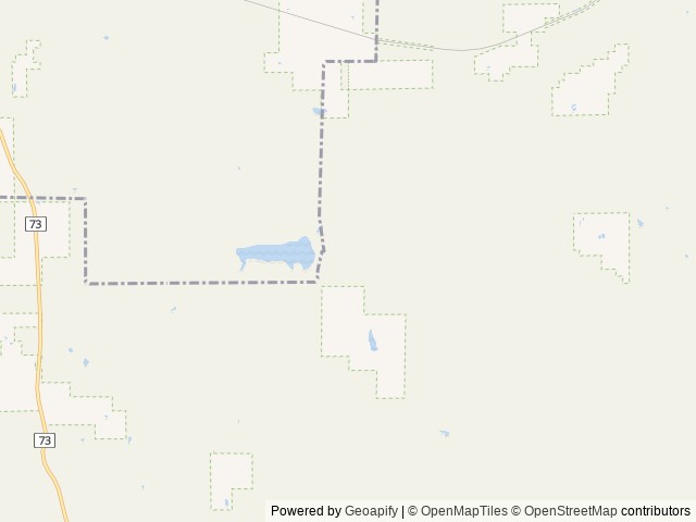 Map of Dogtown Lake Campground and Group location at Williams, AZ, United States