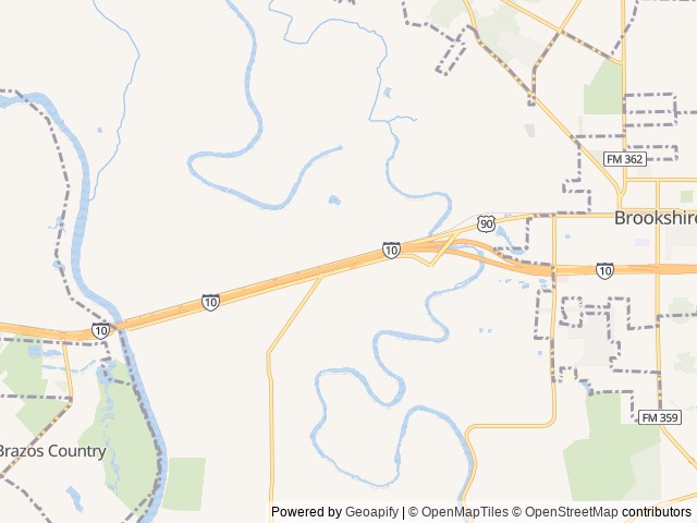 Map of Summer Breeze USA Katy, LLC location at Wharton, TX, United States