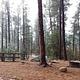 White Spar Campsite on a Misty Morning