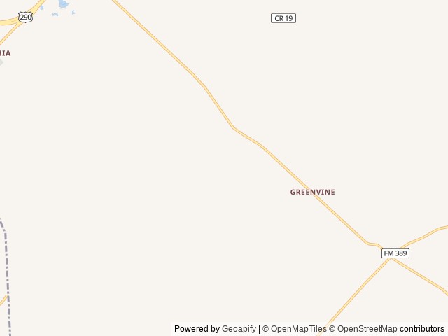 Map of Cathys Dream Glamping location at Burton, TX, United States