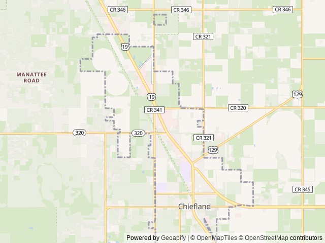 Map of STH Southern Leisure location at Chiefland, FL, United States