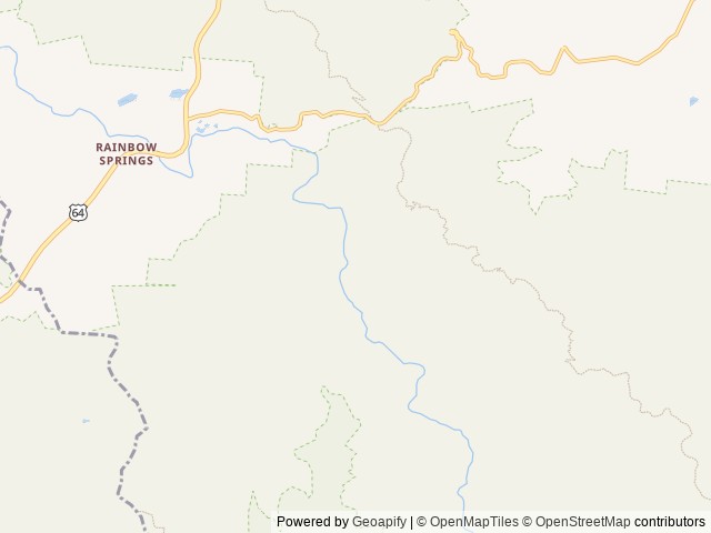 Map of Standing Indian Campground location at Franklin, NC, United States