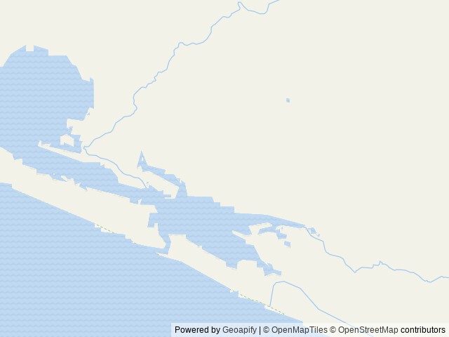 Map of Italio River Cabin location at Tongass/Yakutat, AK, United States