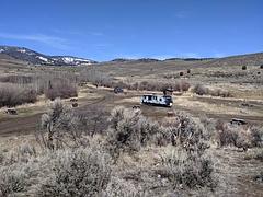 Inside Eagle Creek Campground in Montana