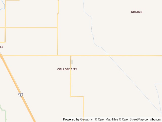 Map for "Dreamer" Bunkhouse near Arbuckle, CA