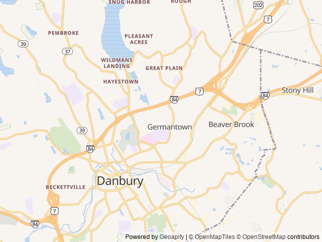 Map for 2015 Jayco Jay Feather Ultra Lite X17Z near Danbury, MA