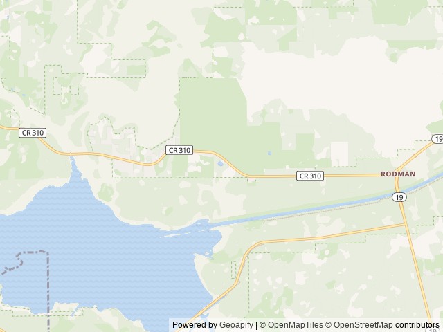 Map of Hog Waller Campground & ATV Resort location at Palatka, FL, United States