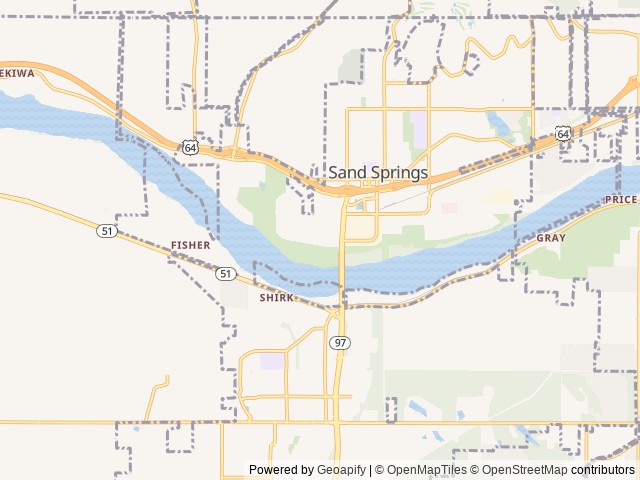 Map for 2024 CrossRoads RV Zinger Lite ZR252BH near Sand Springs, OK