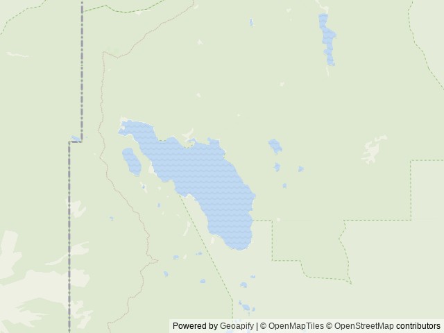 Map of Fourmile Lake Campground location at Klamath Falls, OR, United States