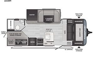 2022 Keystone RV Passport SL 221BH RV rental photo 2