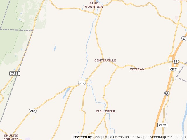 Map of AutoCamp Catskills location at Saugerties, NY, United States