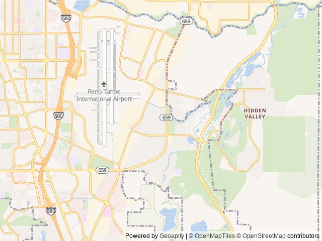 Map for 2022 Coleman Lantern Bunkhouse near Reno, CA