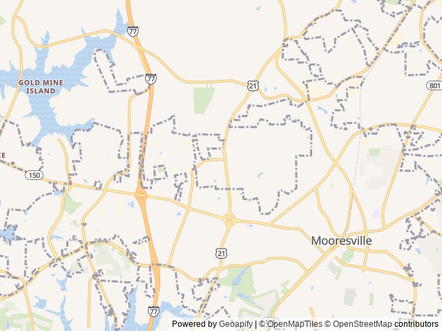 Map for 2023 HDSN TL near Mooresville, NC