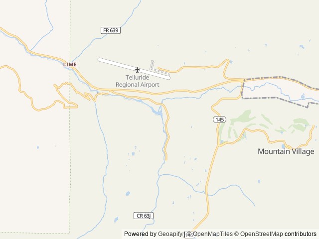 Map for 2017 Forest River Salem Cruise Lite 186RB near Telluride, CO