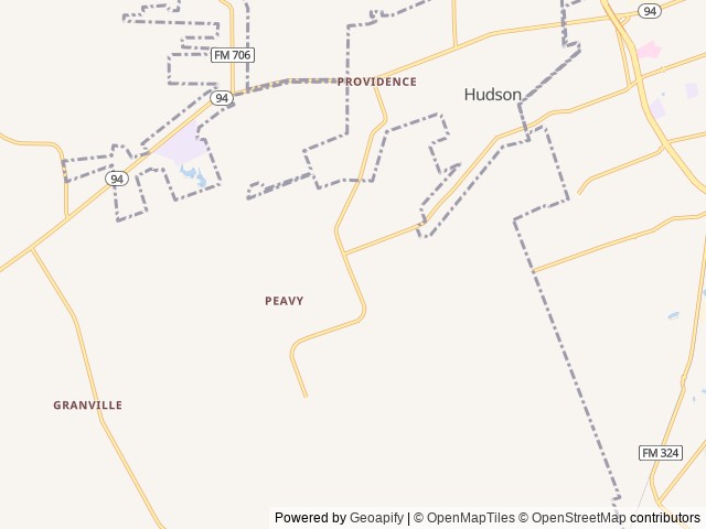 Map for The Perfect Getaway near Lufkin, LA