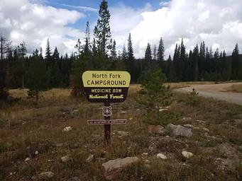 NORTH FORK ENTRANCE SIGN