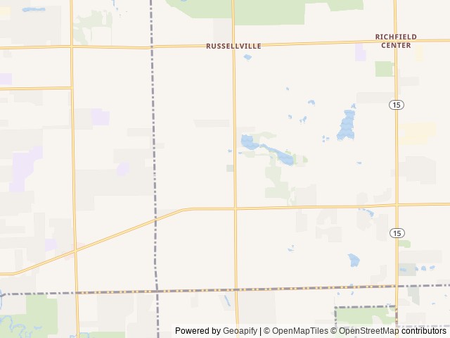 Map of Lake Shore Resort location at Davison, MI, United States