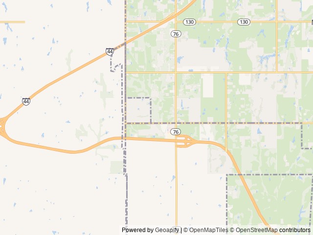 Map of Redbud RV Park location at Newcastle, OK, United States