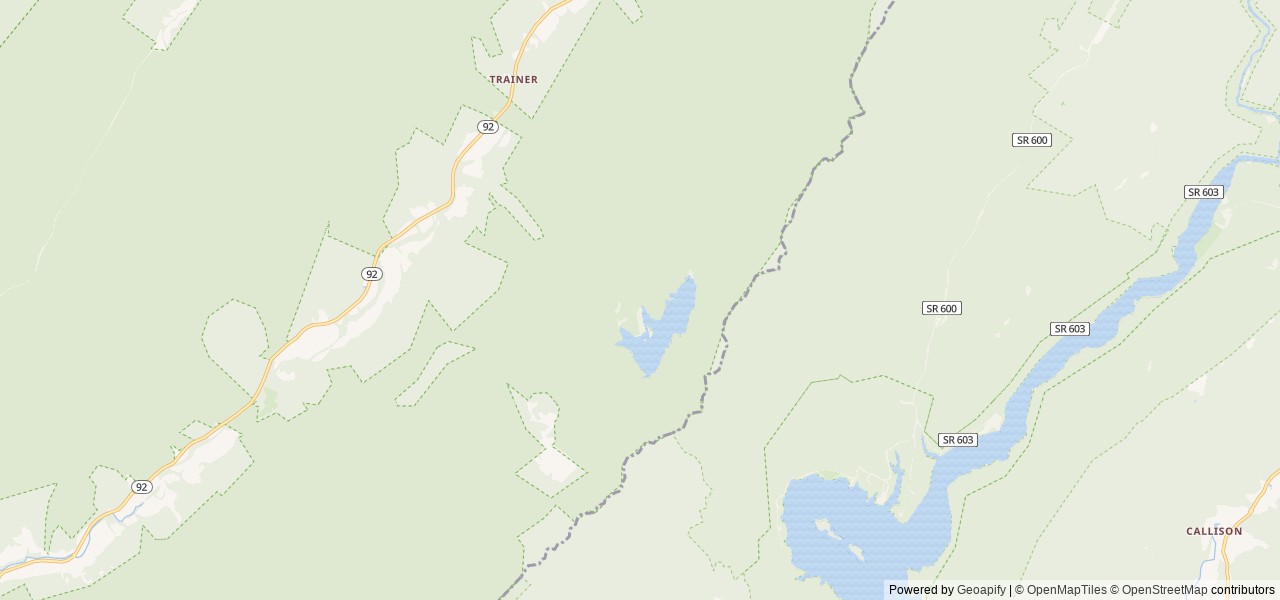 Map of Lake Sherwood location at White Sulphur Spring, WV, United States