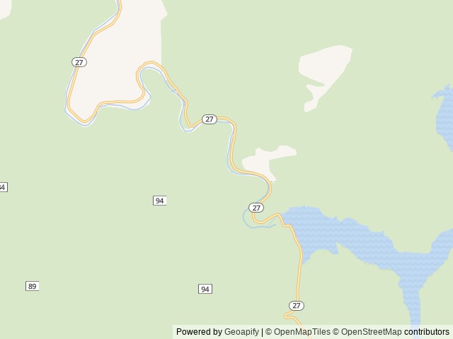 Map of Poison Butte Campground location at Prineville, OR, United States