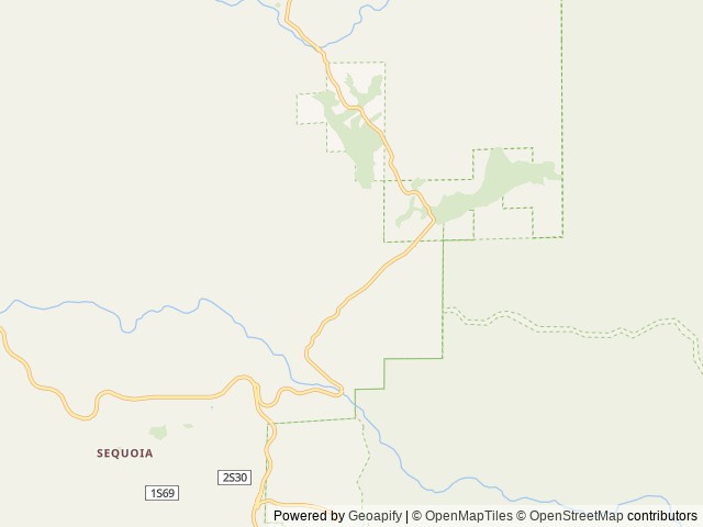 Map of Dimond O location at Groveland, CA, United States