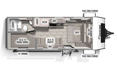 2022 Forest River RV IBEX 19MBH