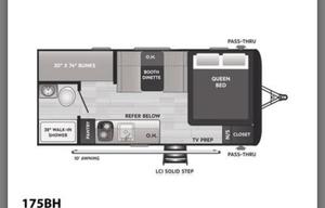 2022 Keystone RV Hideout Single Axle 175BH