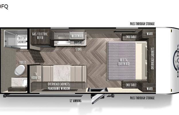 2019 Forest River RV Ozark 1660FQ