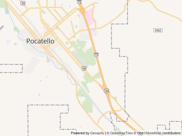 Map of Cowboy RV location at Pocatello, ID, United States