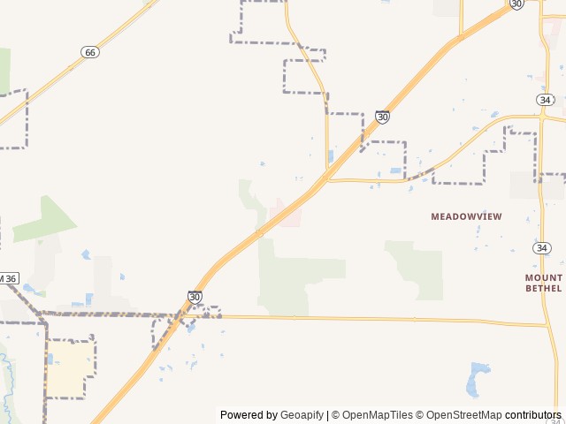 Map of 1770 RV PARK location at Greenville, TX, United States