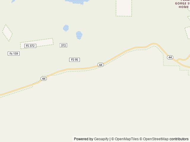 Map of Skull Creek location at Dutch John, UT, United States