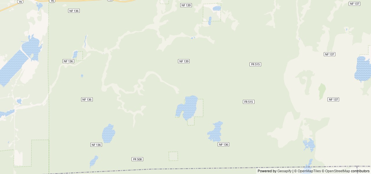 Map of Sailor Lake Pavilion location at Park Falls, WI, United States