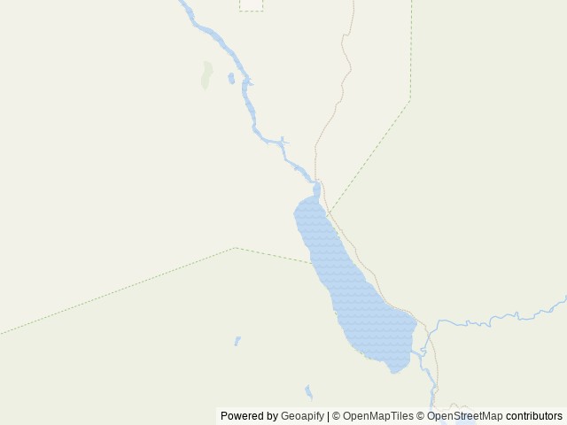 Map of Green River Lakes - Bridger-teton Nf (WY) location at Pinedale, WY, United States