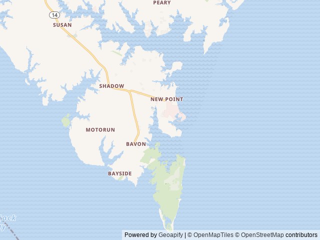 Map of Sun Retreats New Point location at New Point, VA, United States