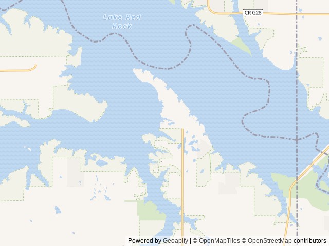 Map of Miner's Retreat Enclosed Shelter (IA) location at Knoxville, IA, United States